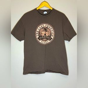 The Last Frontier Ketchikan Wolves Vintage Styles Graphic Tee size L adult